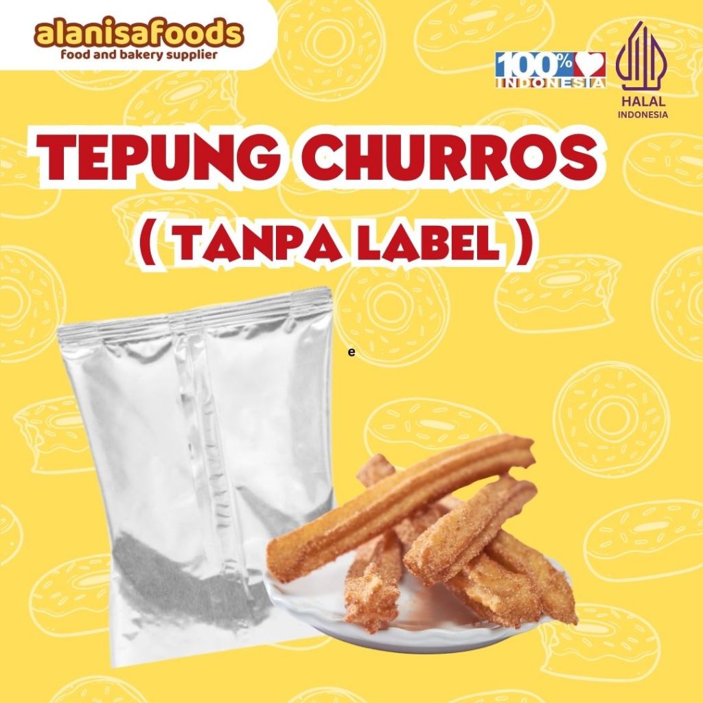 

TEPUNG CHURROS (TANPA LABEL) SUPER PRAKTIS!!