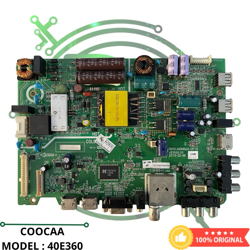 MB TV LED COOCAA 40E360  Mainboard tv led coocaa 40e360