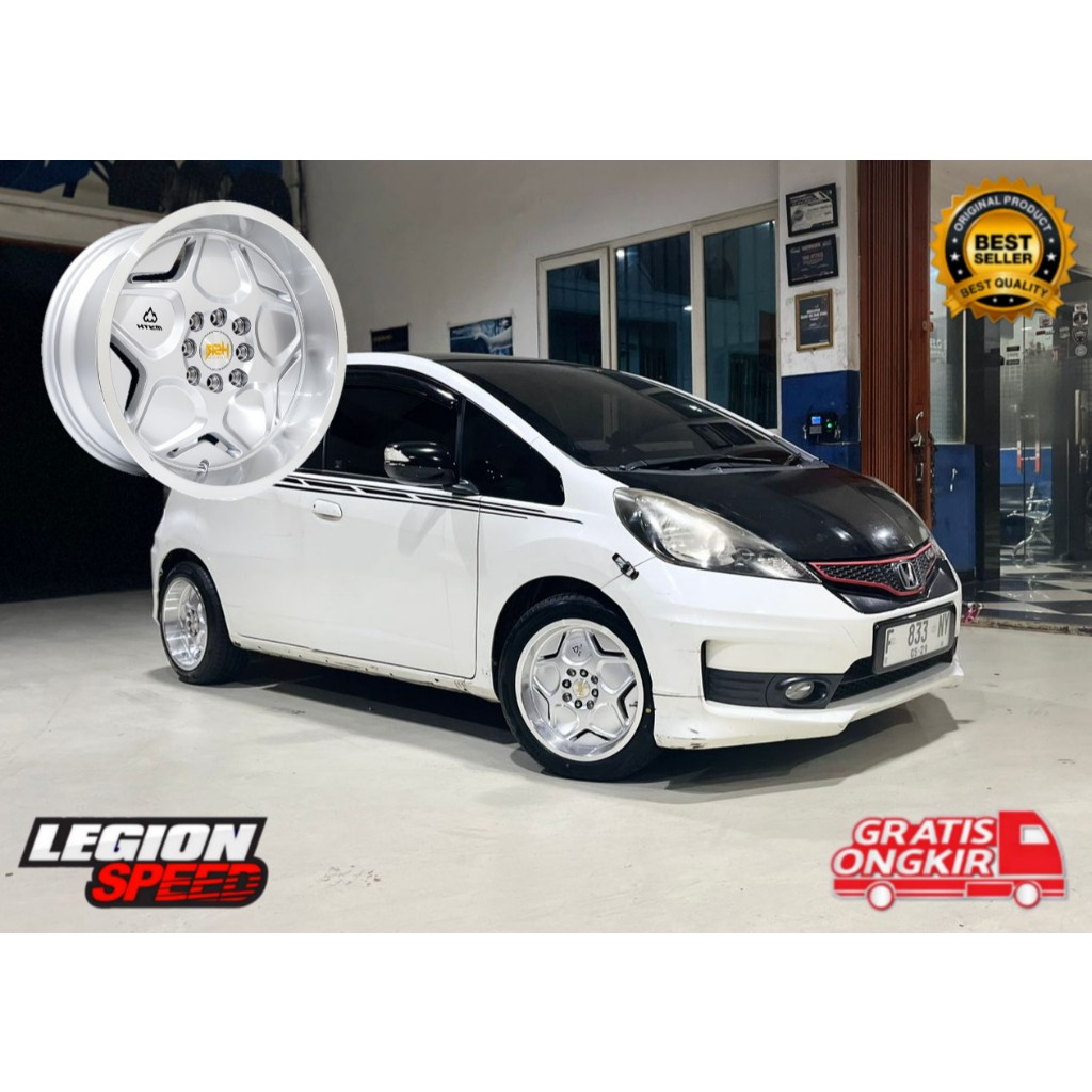 VELG RACING HSR MODEL CELONG RING 16 HSR MYTH04 UNTUK JAZZ FREED BRIO DLL FREE ONGKIR