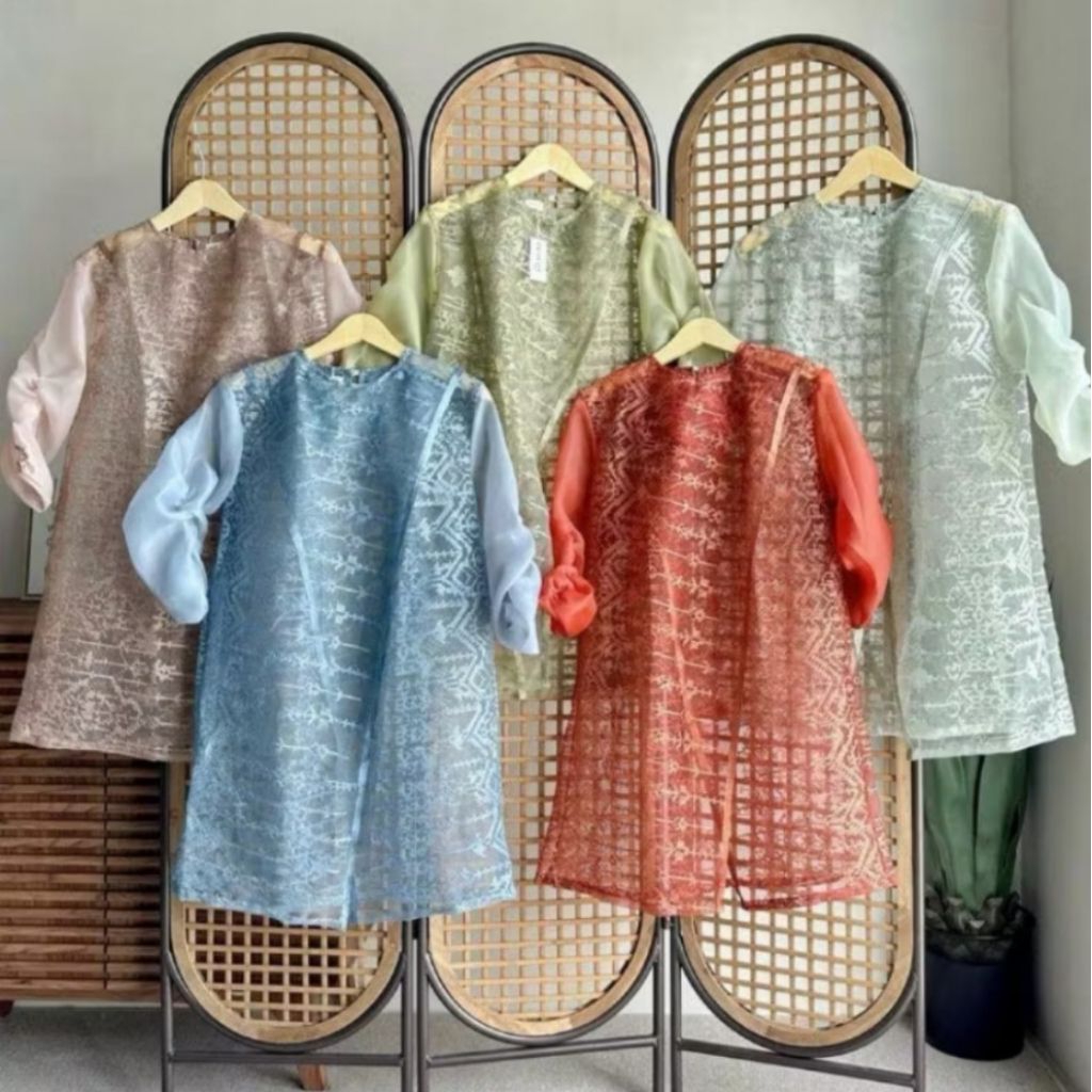 ATASAN OUTER KARDIGAN NAGITA TILLE ETNIK SAPTO MIX ORGANZA