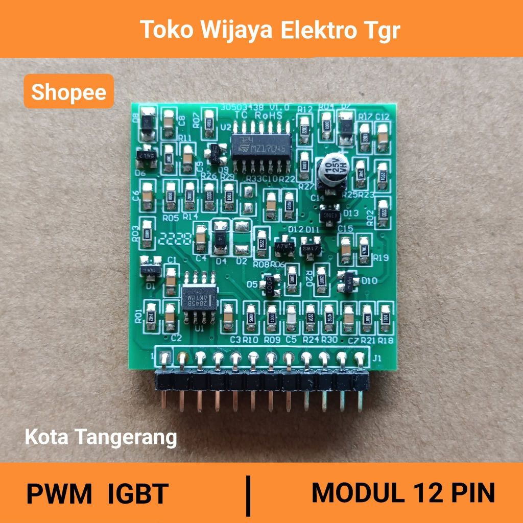 Mesin Las Sparepart | Modul Pwm Daiden Igbt 12 Kaki