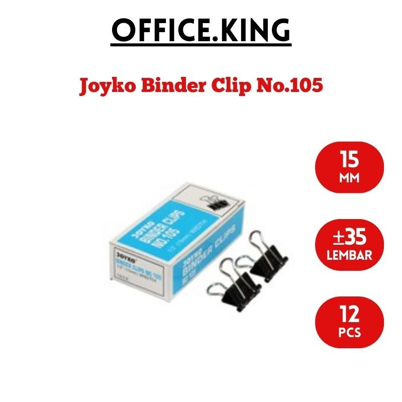 

JOYKO BINDER CLIP NO.105 PENJEPIT KERTAS