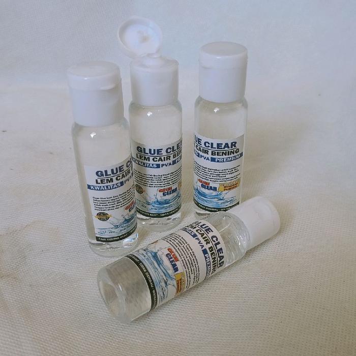 

Lem Cair Bening 35ml Lem Clear Kertas Lem Clay Lem Slime Perekat