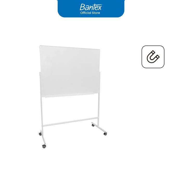 

Bantex Papan Tulis Putih Magnetik / Whiteboard Dengan Roda Ukuran Tinggi 90 cm BJ6632
