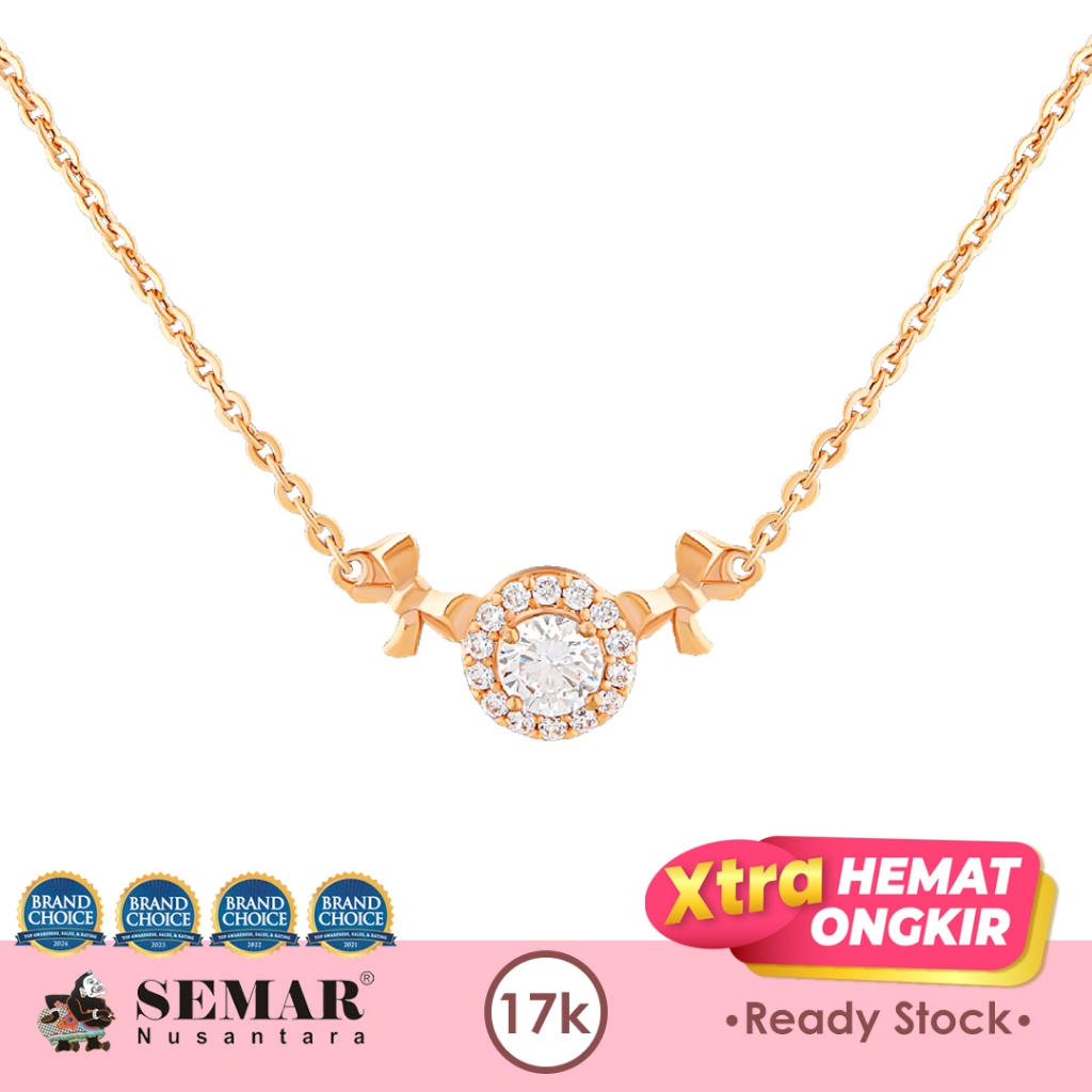 Kalung Emas Jollina Coquette Gold 17K Semar Nusantara