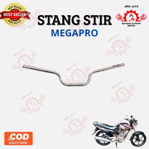 Stang Setang Stir Motor Honda Megapro Old Lama Primus Hiu Standart Model Ori Crom Tebal Murah
