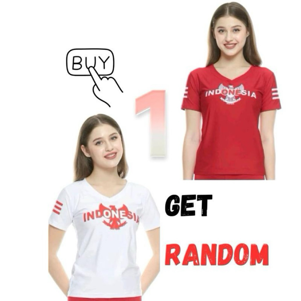 Kaos Merah Putih Garuda Indonesia