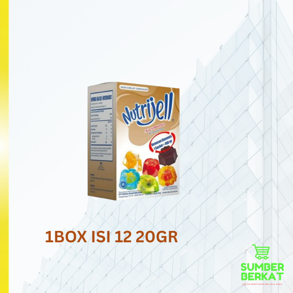 

1 Box Nutrijell Jelly Powder Coklat 20gr Isi 12pcs