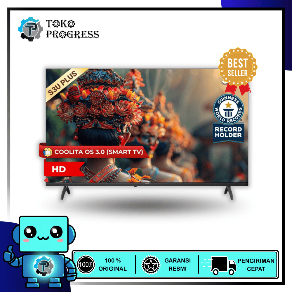 LED COOCAA DIGITAL SMART TV 32 INCH 32S3U PLUS 2K