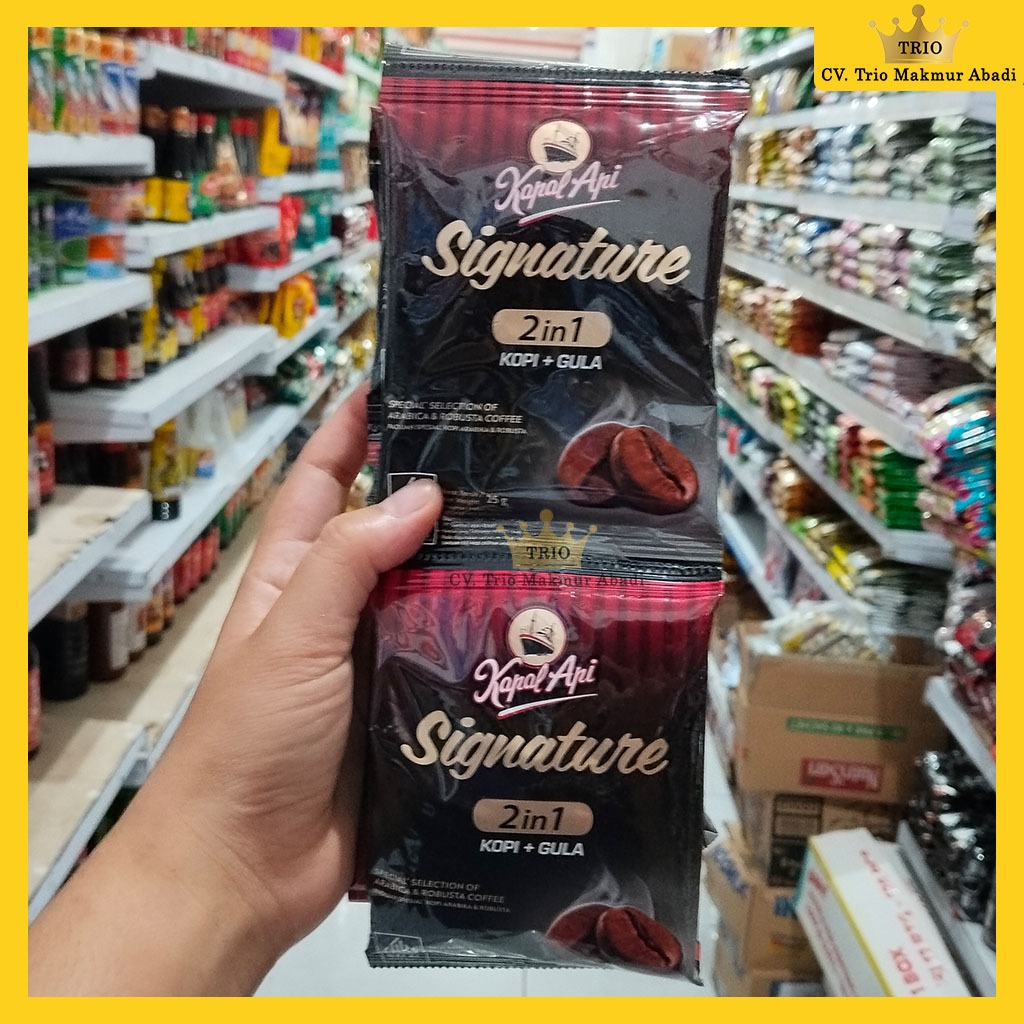 

Kopi Kapal Api Signatur 2In1 25g Renteng Isi 10 Sachet