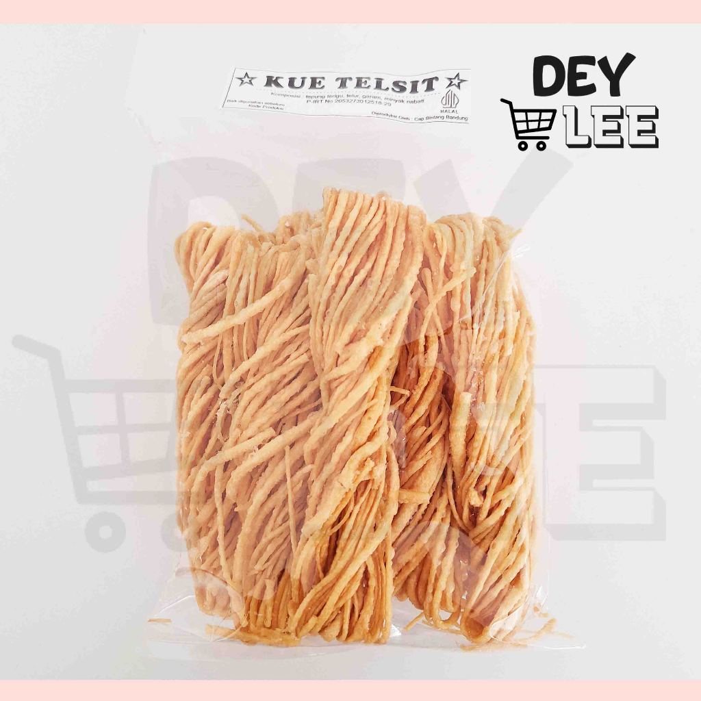 

Kue Telsit Jajanan Asin Cemilan Snack Halal Bandung
