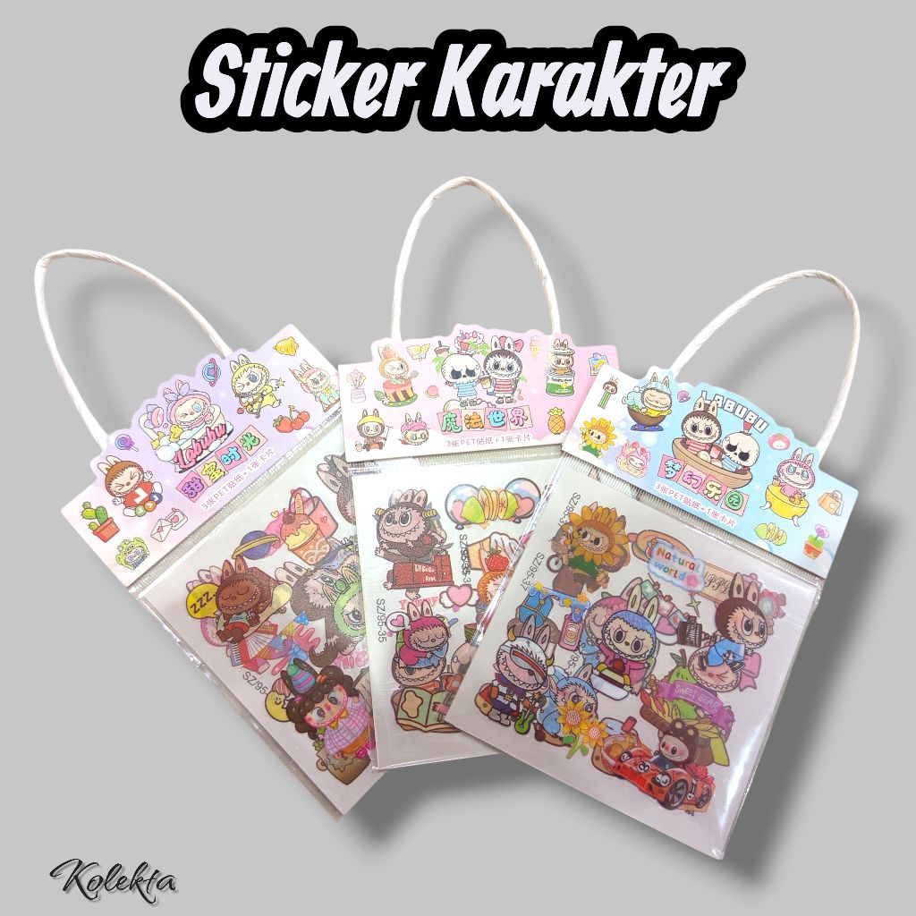 

Sticker Karakter Labubu P588