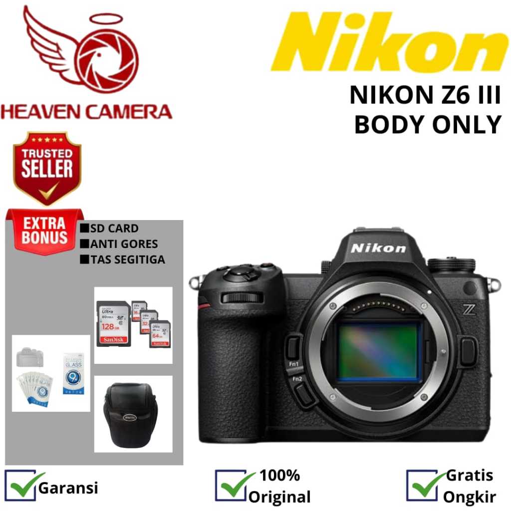 NIKON Z6 III BODY ONLY MIRRORLESS / NIKON Z6 MARK III BODY / NIKON Z6 III
