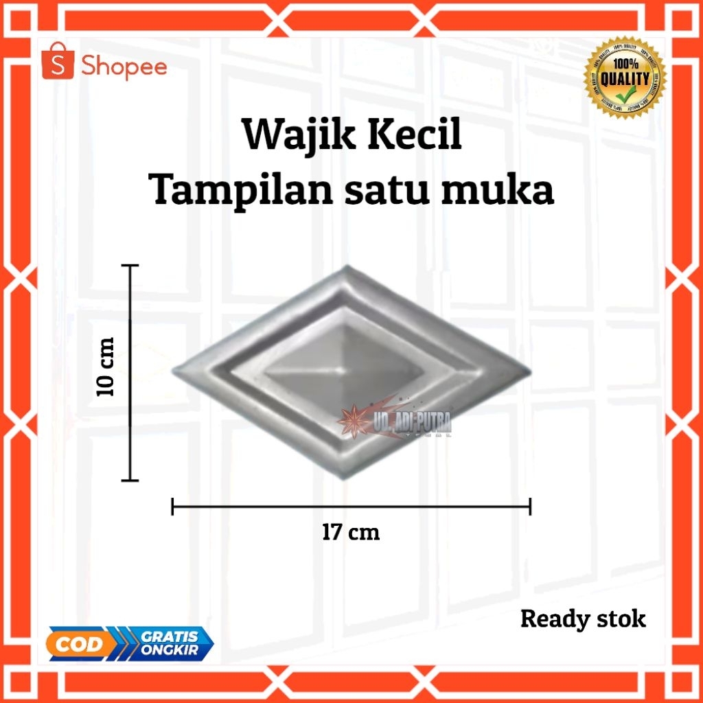 WAJIK KECIL AKSESORIS PAGAR | ORNAMEN PAGAR BESI TRALIS