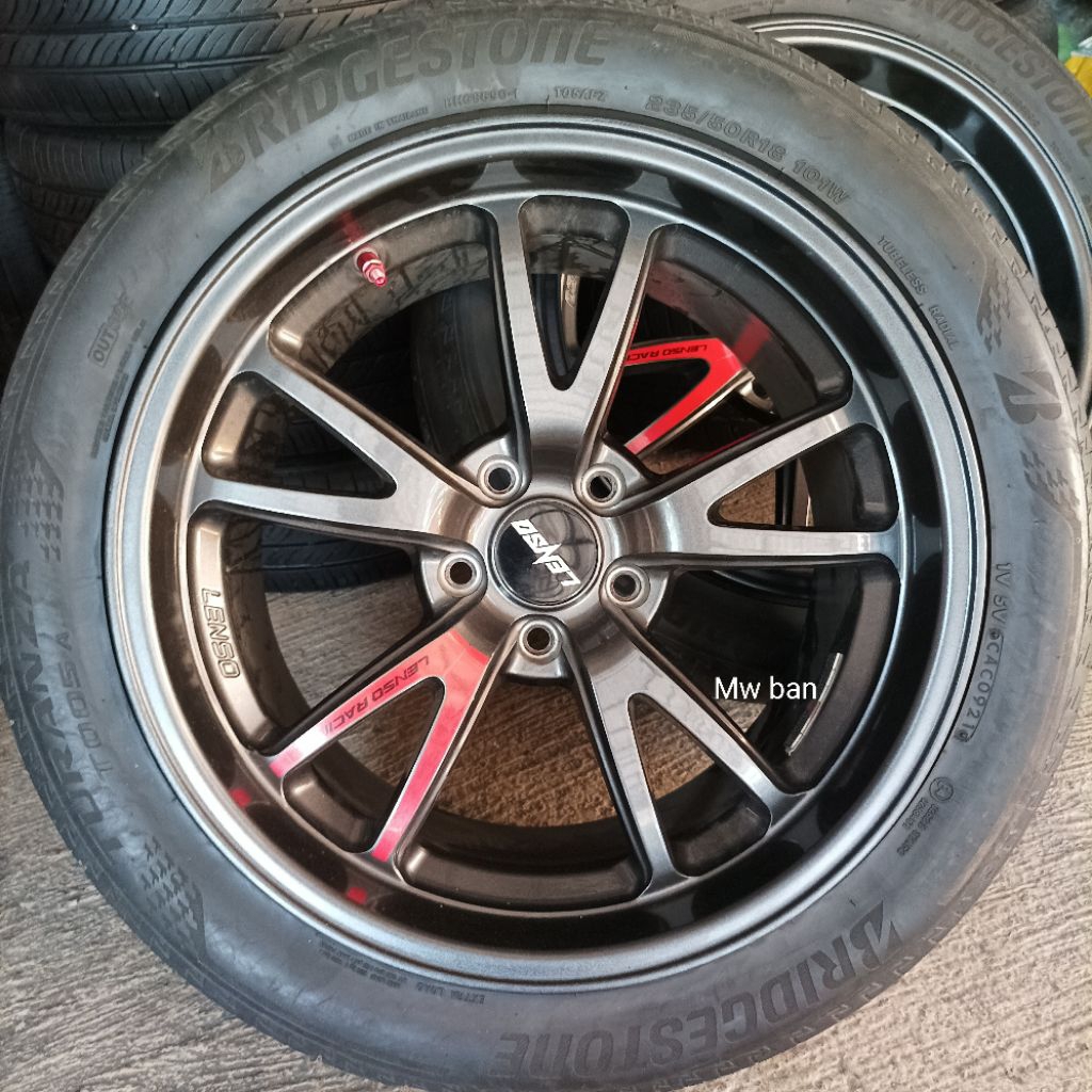 velg original lenso r18 pcd 5x114 +ban