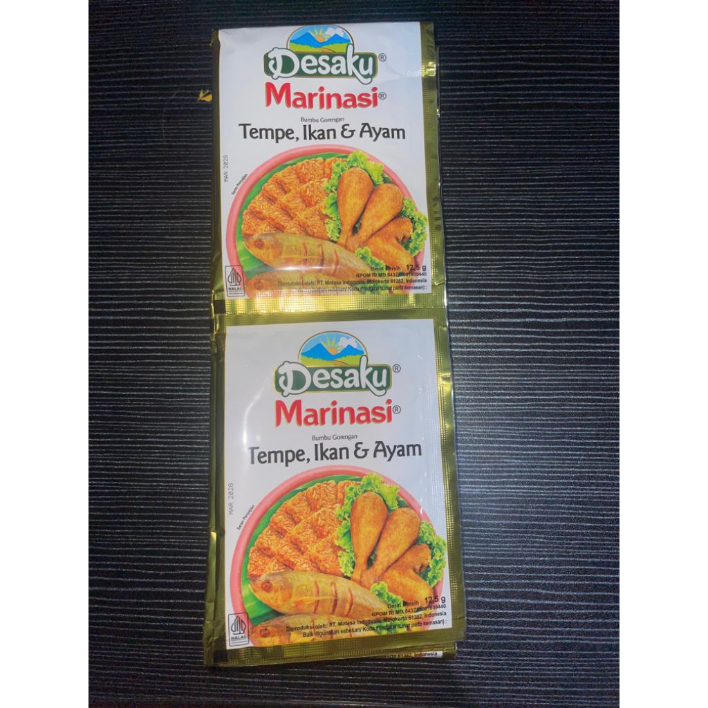 

Desaku Marinasi Tempe, Tahu, Ayam, Ikan