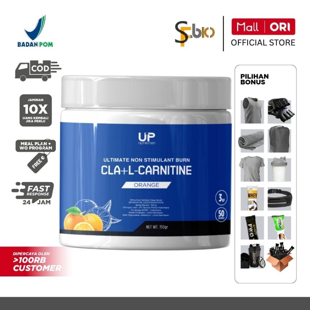 Up Nutrition CLA + L-Carnitine 150 Gram 50 Servings