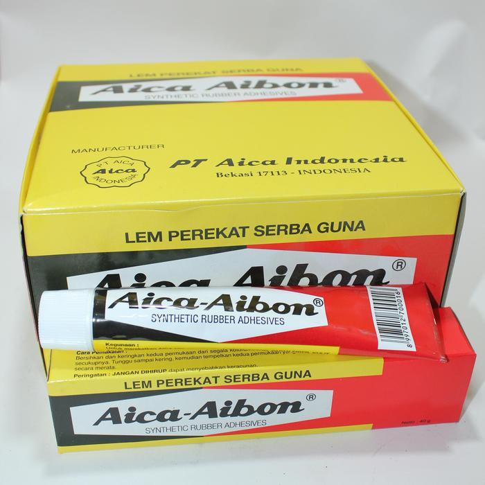 

Lem Aibon Tube 18gr / Lem Serbaguna Per Pack Isi 12 Tube