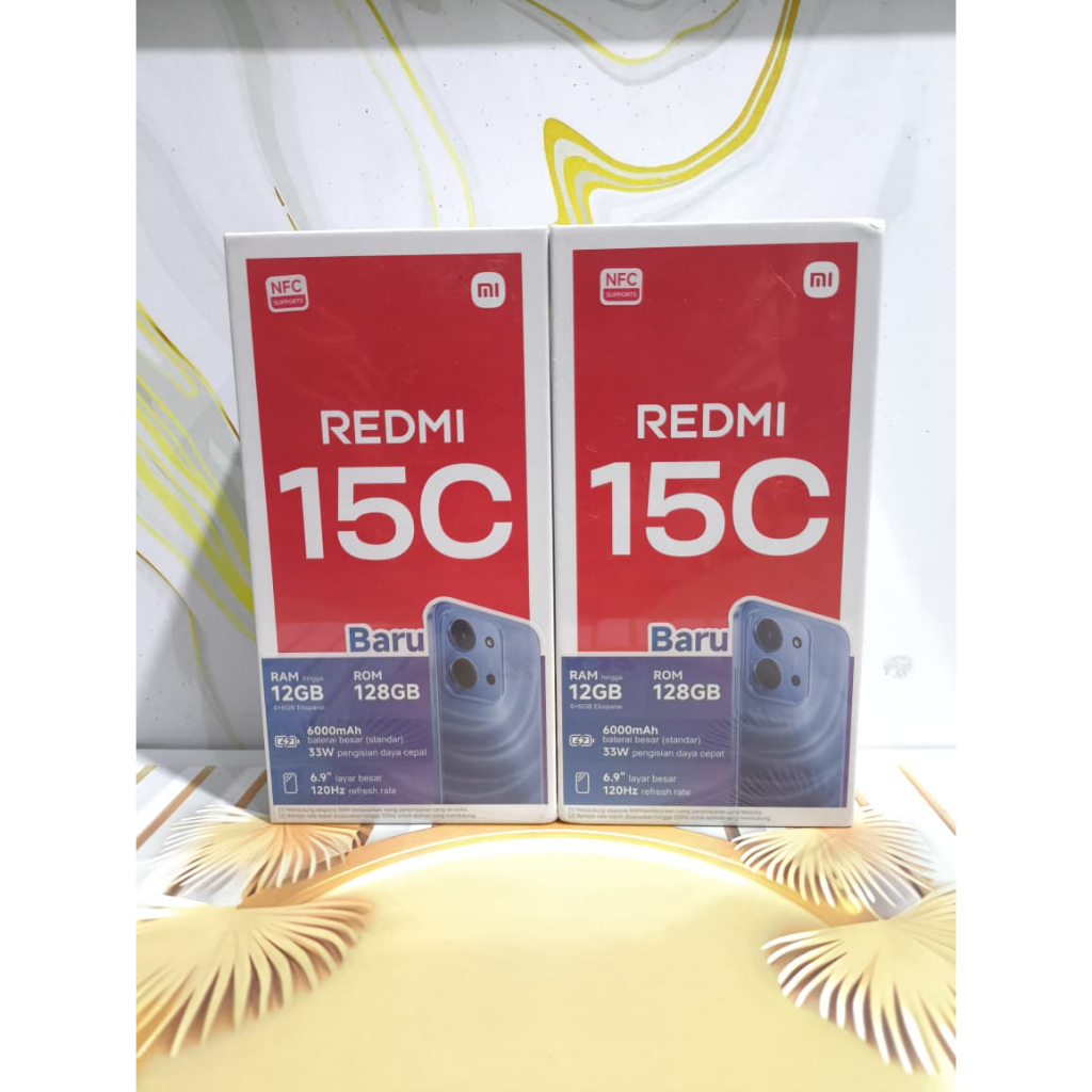 REDMI 15C RAM 8 256 RESMI ORI