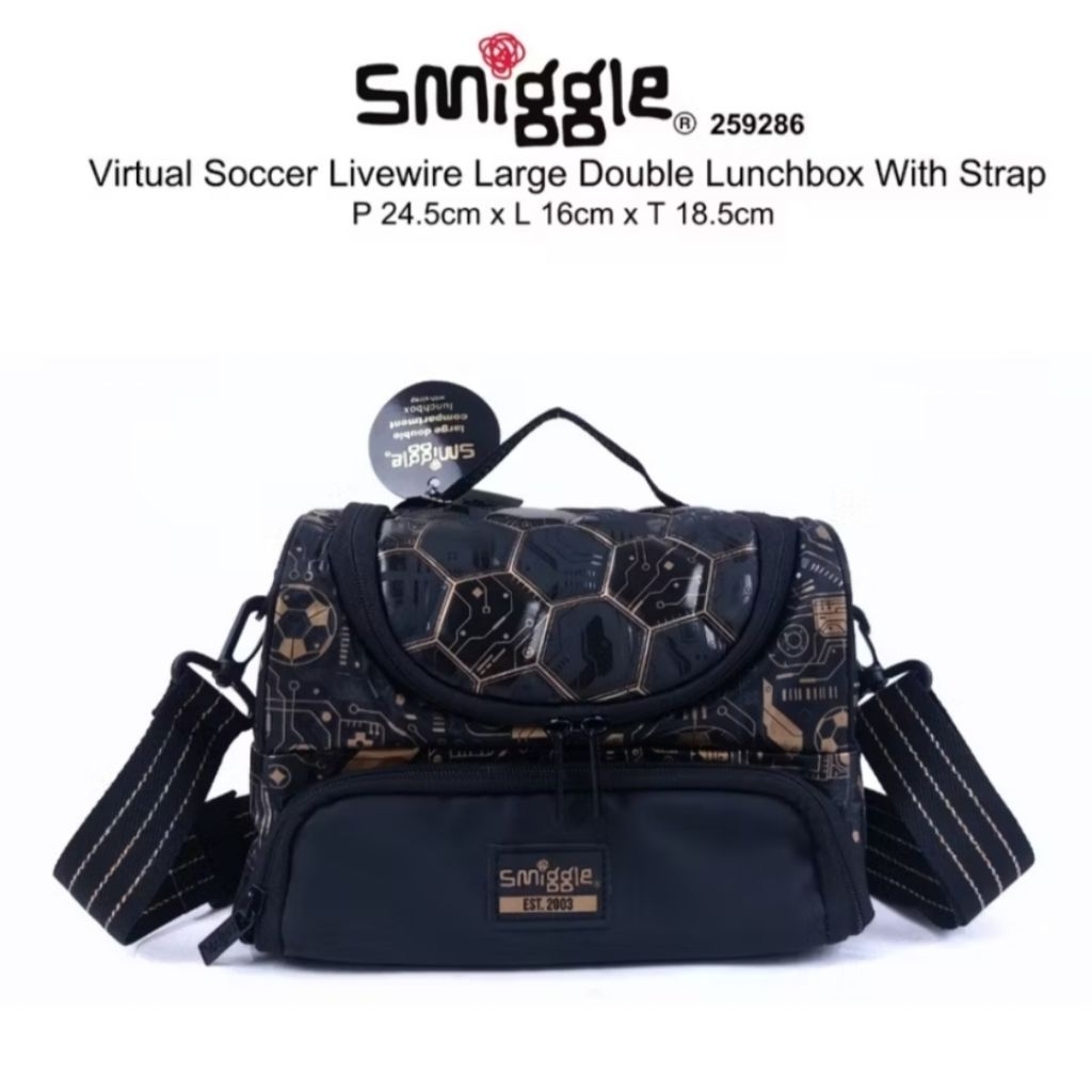 tas bekal makan smiggle bola