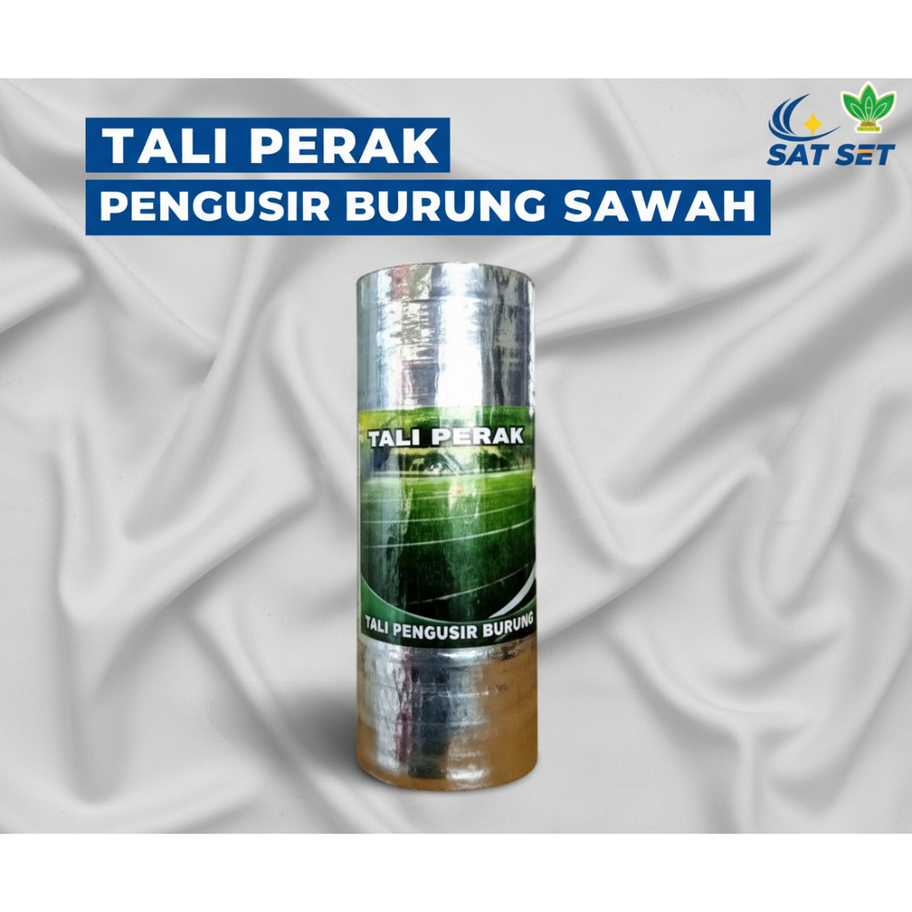 TALI PERAK PENGUSIR BURUNG SAWAH / TALI PERAK PENGUSIR BURUNG 800 METER