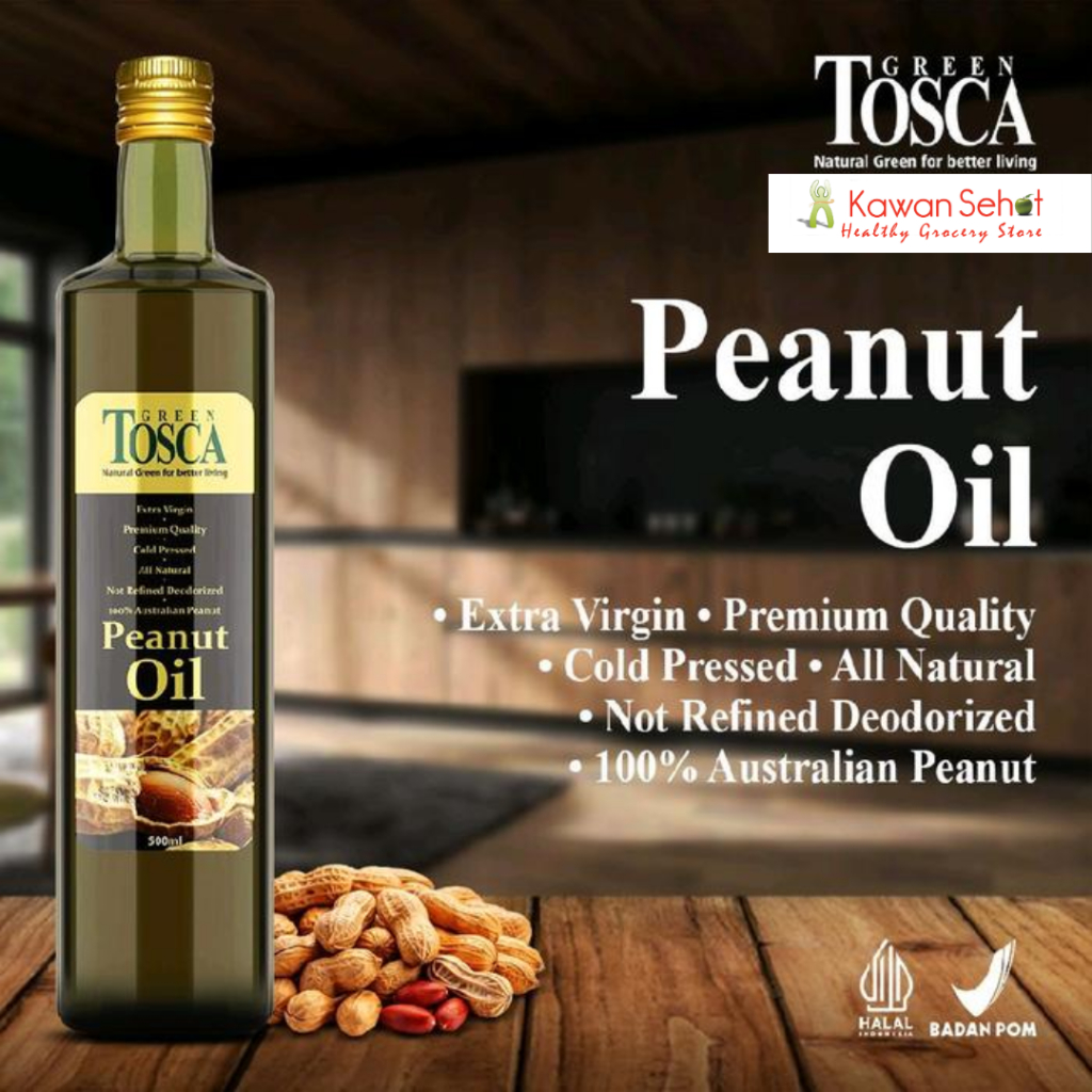

Green Tosca Cold-pressed Peanut Oil | Minyak Kacang Tanah 500ml