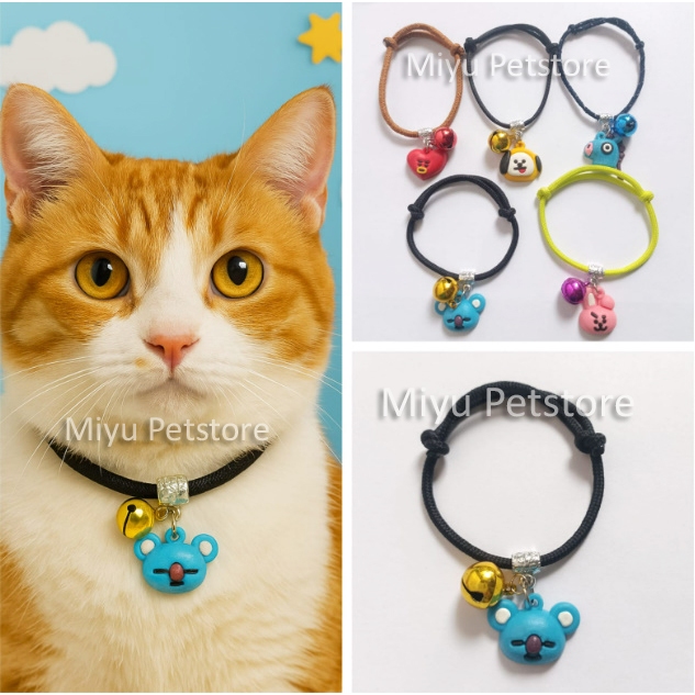 Kalung Kucing Liontin Bts Kalung Kitten Kalung Kucing Berlonceng dan Liontin Timbul