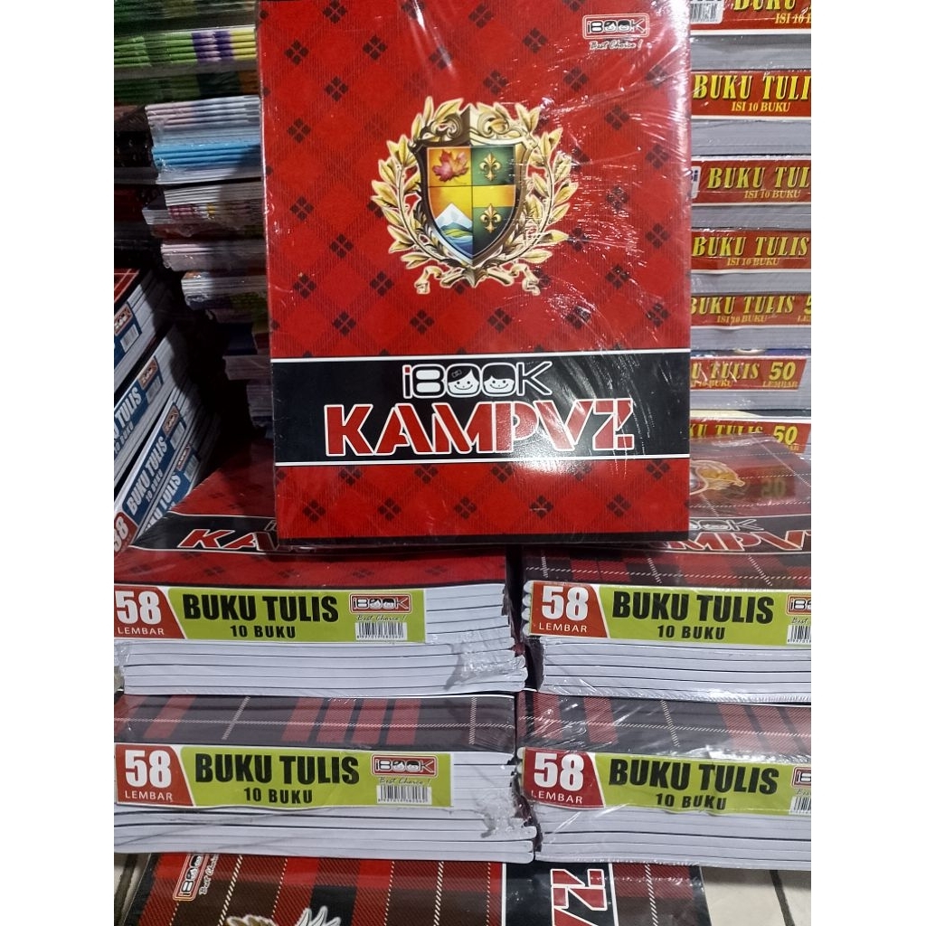 

buku tulis 58 lembar 1pack 10 buku
