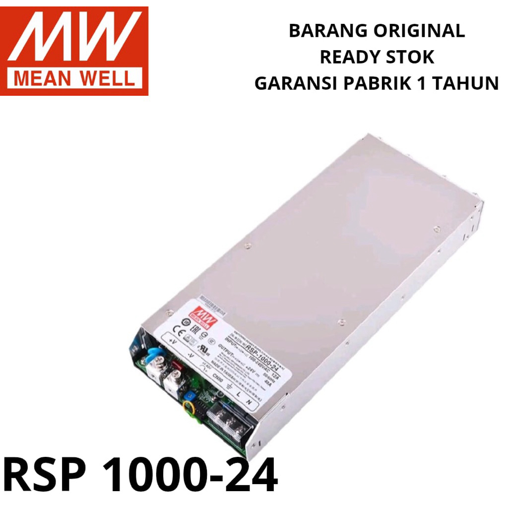 MEAN WELL MEANWELL RSP 1000-24 24V 40A, BARANG ORI