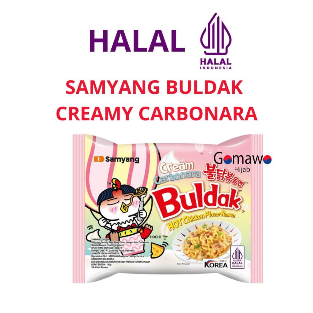 

MIE INSTAN SAMYANG BULDAK CREAMY CARBONARA HALAL