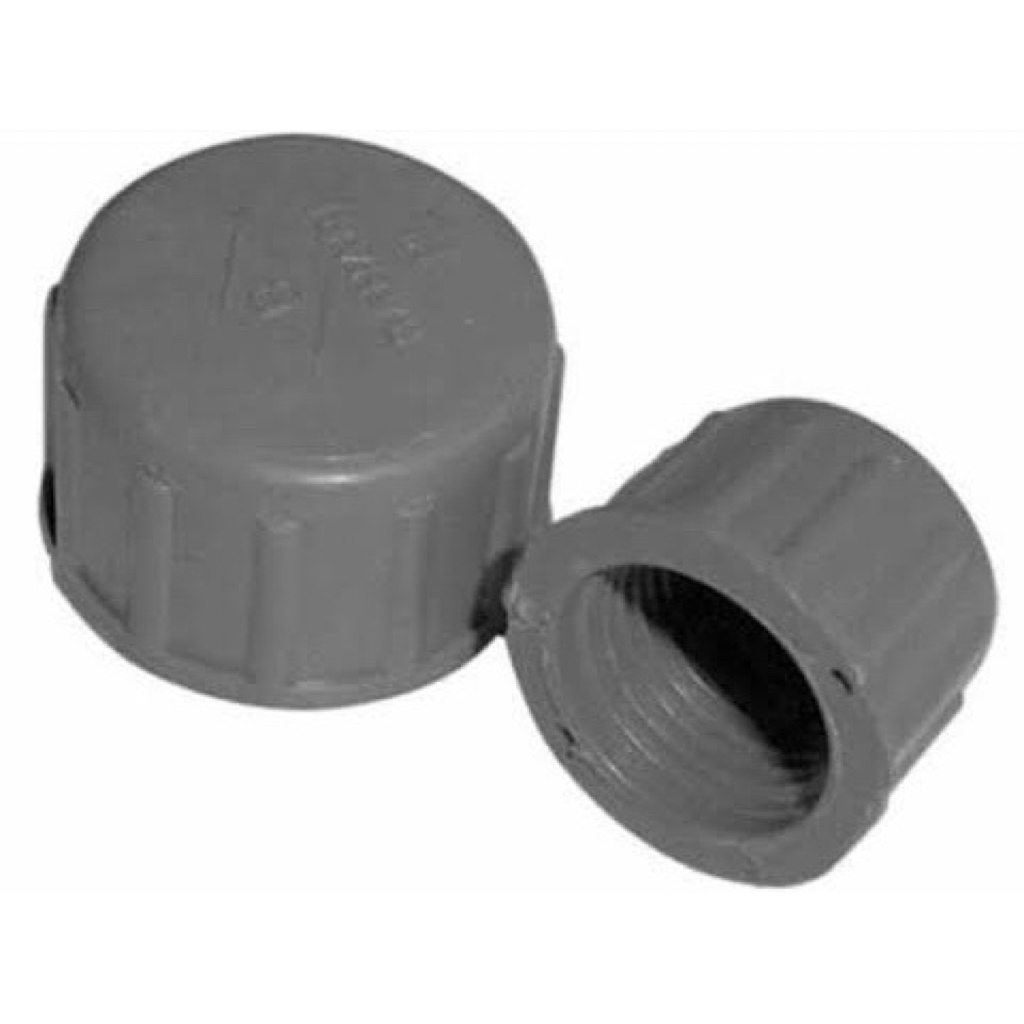 Dop 1/2” Drat Dalam PVC GREST / Tutup Dop Drat Dalam 1/2”