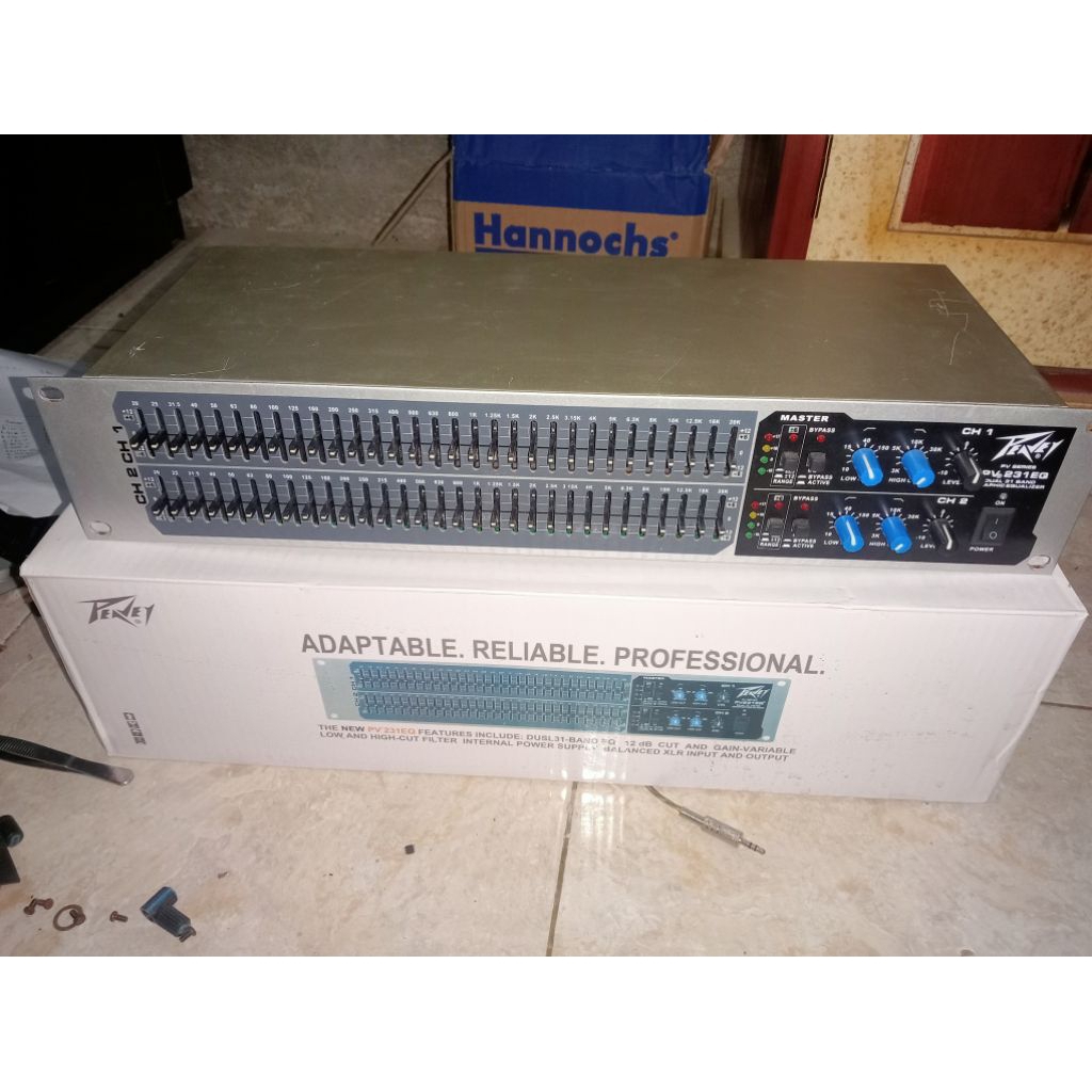 Equalizer Peavey 31 band 2 chanel bekas