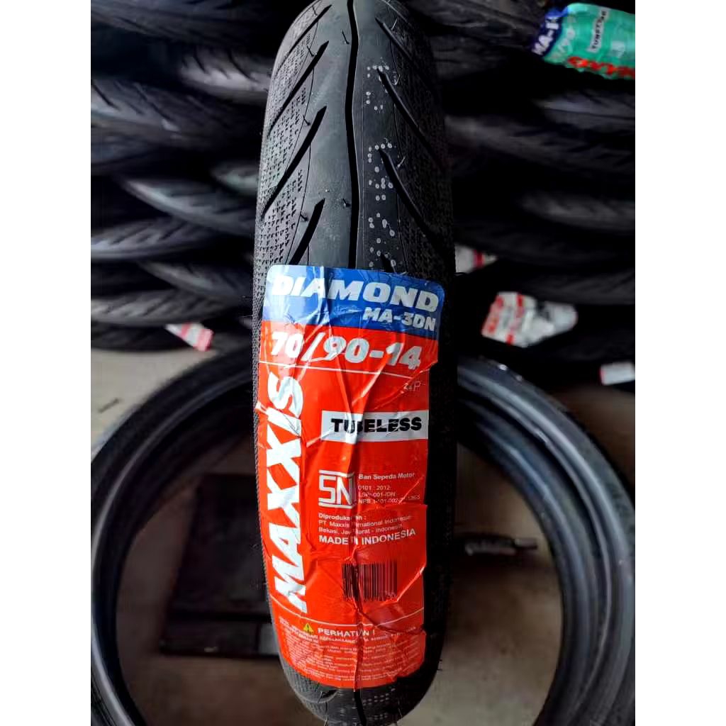 BAN DEPAN MOTOR METIK MAXIS VARIO BEAT LEXI MIO SOUL UKURAN 70/90-14 TUBLES