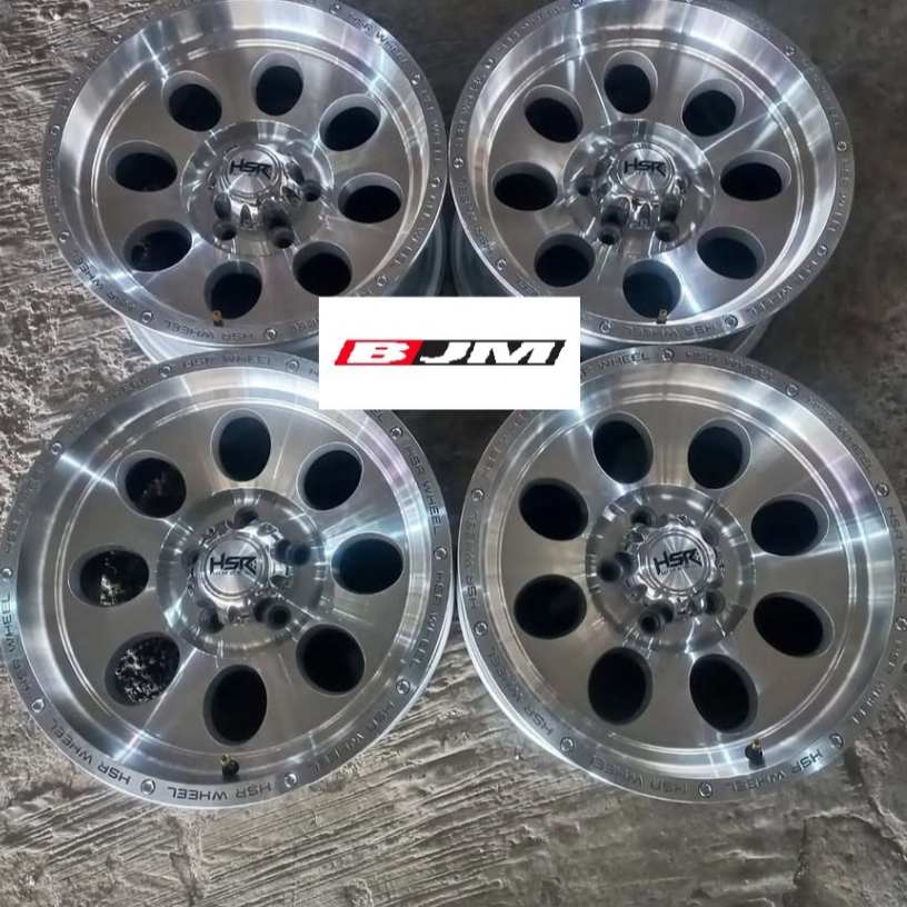 VELG MOBIL BEKAS RACING HSR PELEG MOBIL SECOND RACING HSR DUFFY HSR  RING 16 X8 5X14,3 ET0 VELG UNTU
