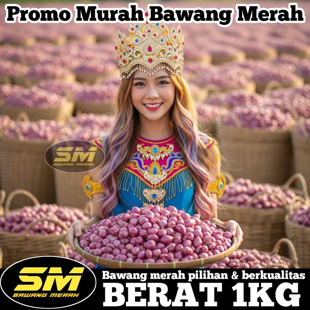 

BAWANG MERAH 1KG NGANJUK MURAH MERIAH 1KG