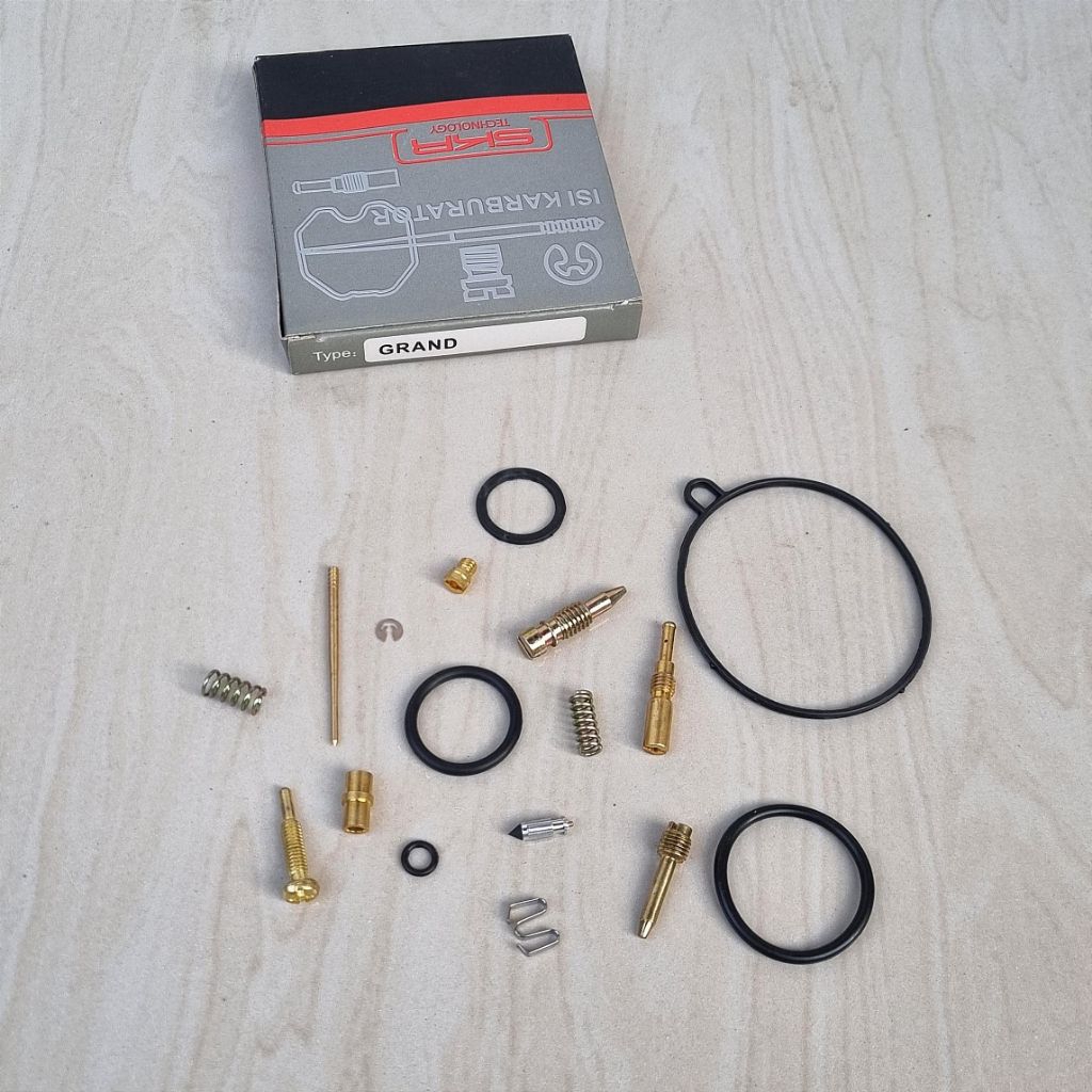 Kit karburator grand legenda impressa jarum spuyer seal repairkit lengkap komplit