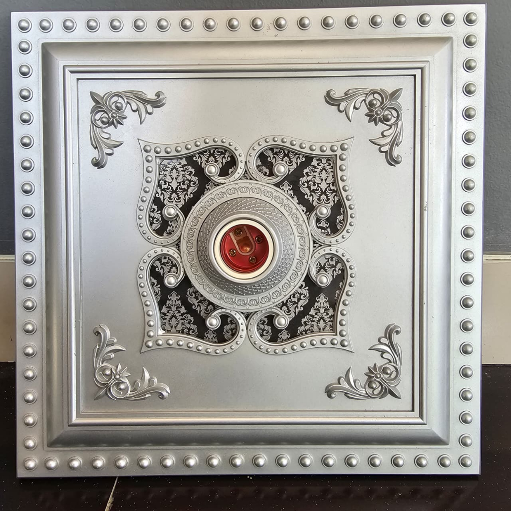 FITTING HIAS ORNAMEN PLAFON 30cm PLASTIK PVC/Fiting Hias Besar Bintang Ornamen Plafon PVC 30cm fitti