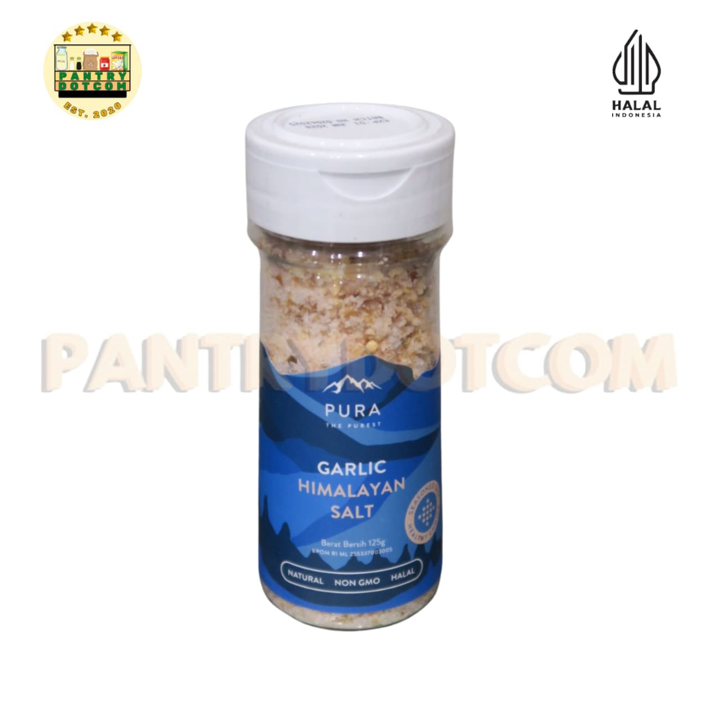 

Pura Garlic Himalayan Salt 125g - Garam Himalayan dengan Bawang Putih