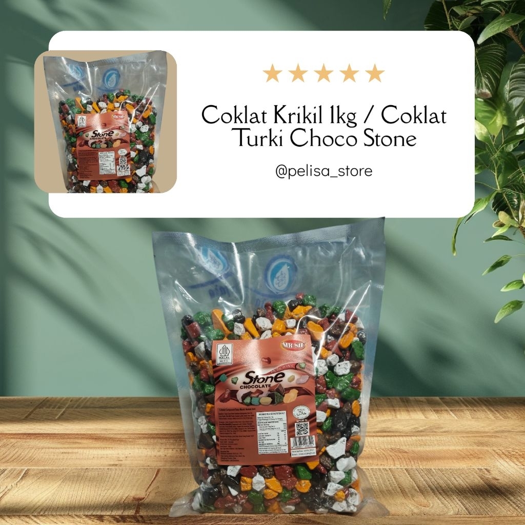 

Coklat Krikil 1KG / Coklat Turki Choco Stone