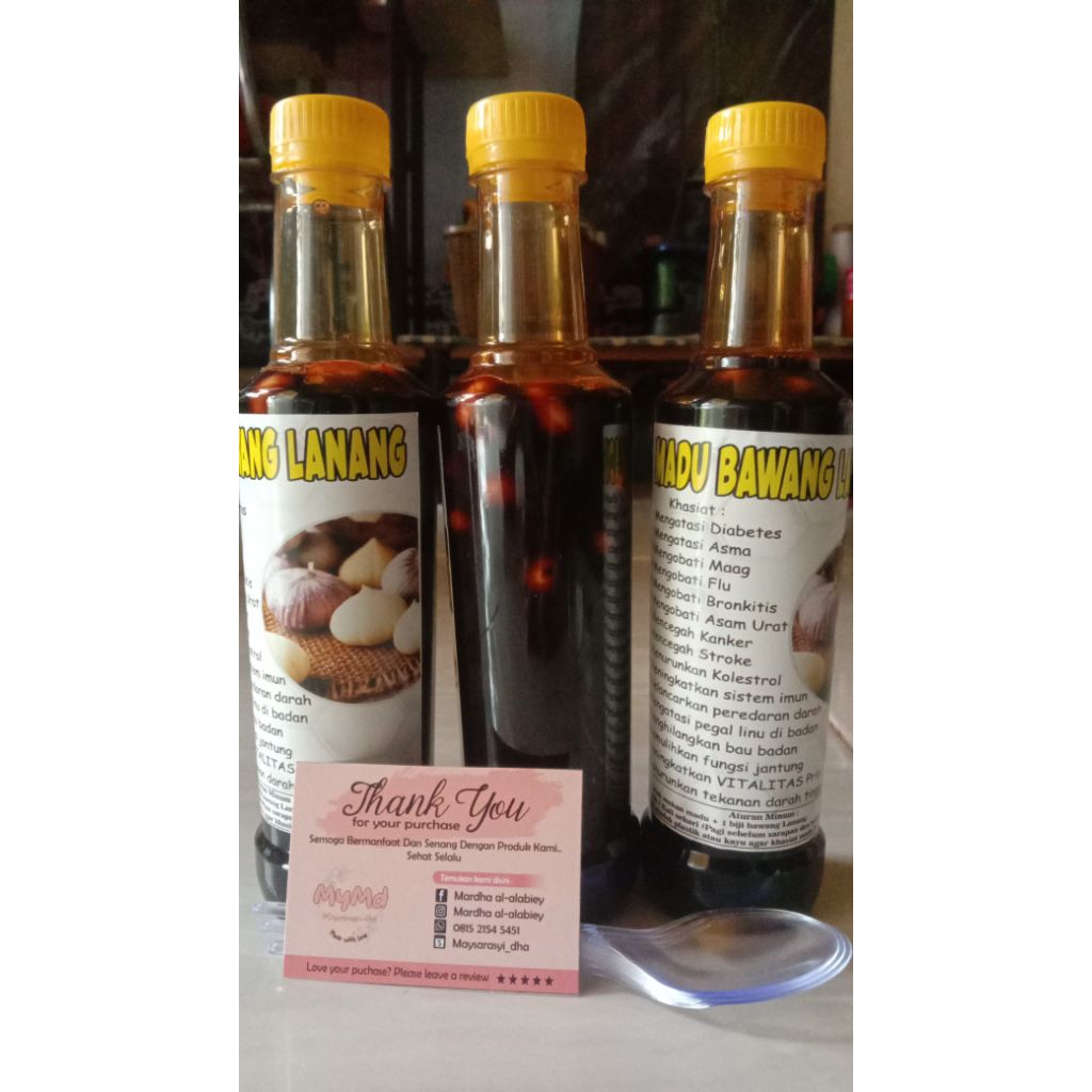 

READY Madu Hitam Manis dan bawang lanang isi 500gr