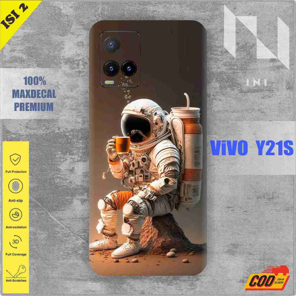-ISI 2- VIVO Y21s GARSKIN / SKIN PROTECTOR /CASE SKIN FULLBODY/CUT Premium Custom Gambar (COD)