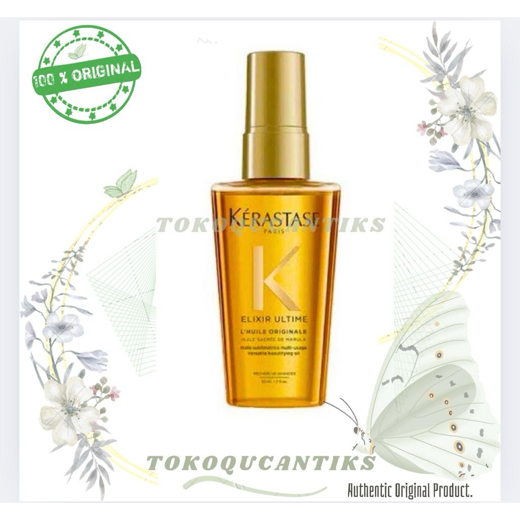 KERASTASE SERUM RAMBUT GARANSI ORI - 50ML KERASTASE ELIXIR ULTIME OIL L'HUILE ORIGINALE KERASTASE EL