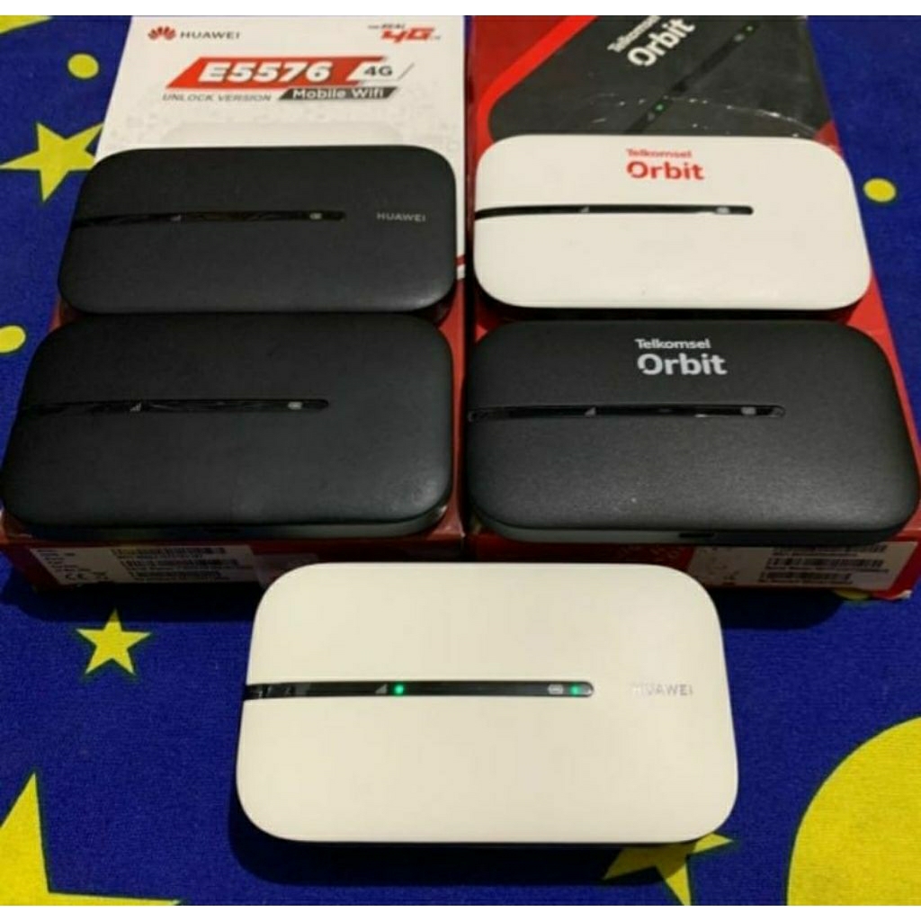 Modem MiFi 4G LTE By Huawei E5576 Unlok Alloprator 4G LTE B1'B3'B8'B40 Telkomsel Orbit