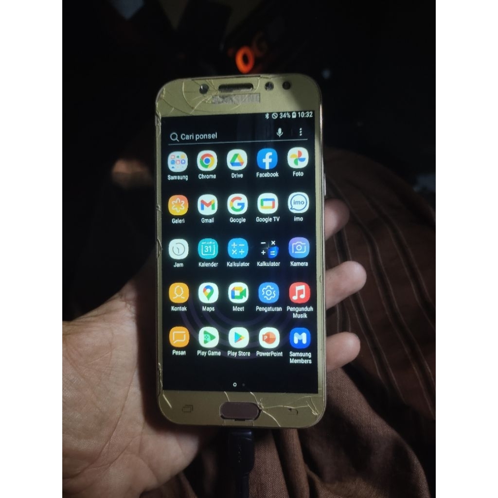 hp Samsung j5 pro minus layar retak sentuh joss lcd olet