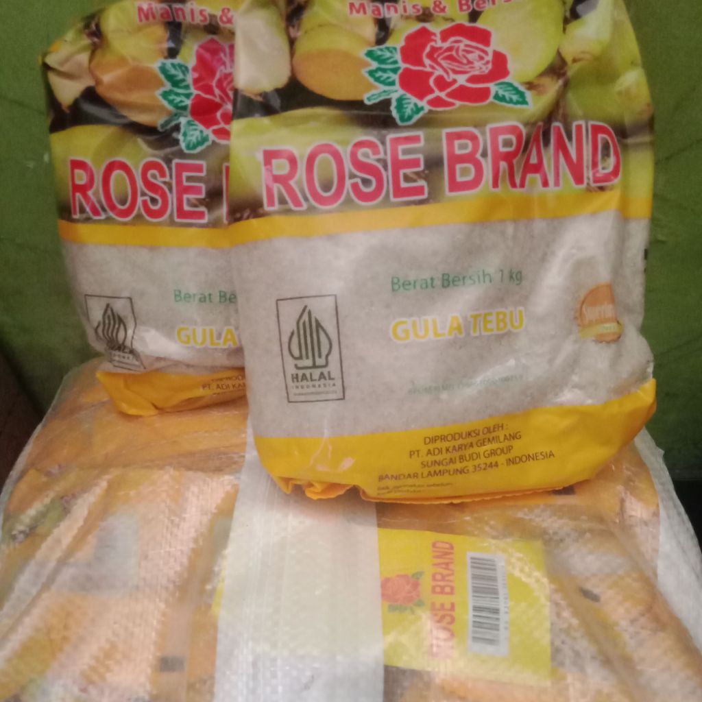 

gula rosebrand kuning kemasan 20kg