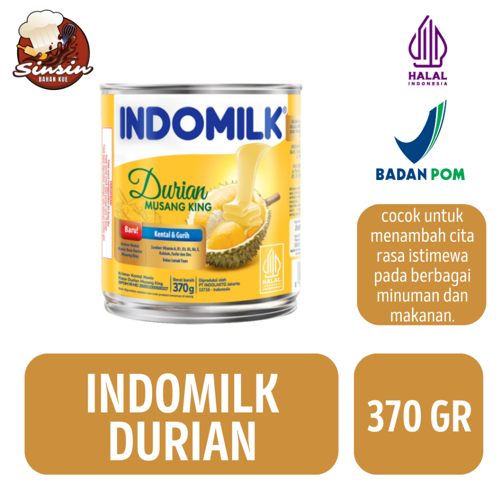 

Indomilk Kental Manis Durian [370GR]