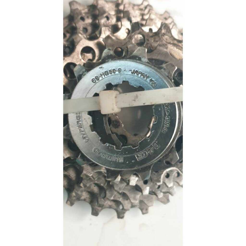sproket gear bekas shimano CS−HG50 9 speed jepang