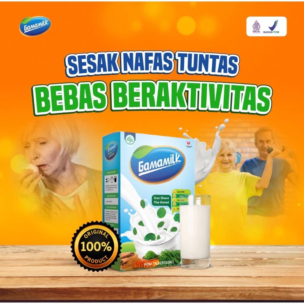 

1 BOX MURAH!!! GAMAMILK Susu Etawa Plus Ekstrak Gamat - HALAL Dan BPOM