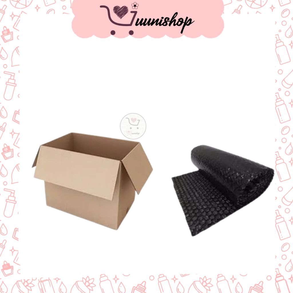 

packing extra bubble wrap / kardus