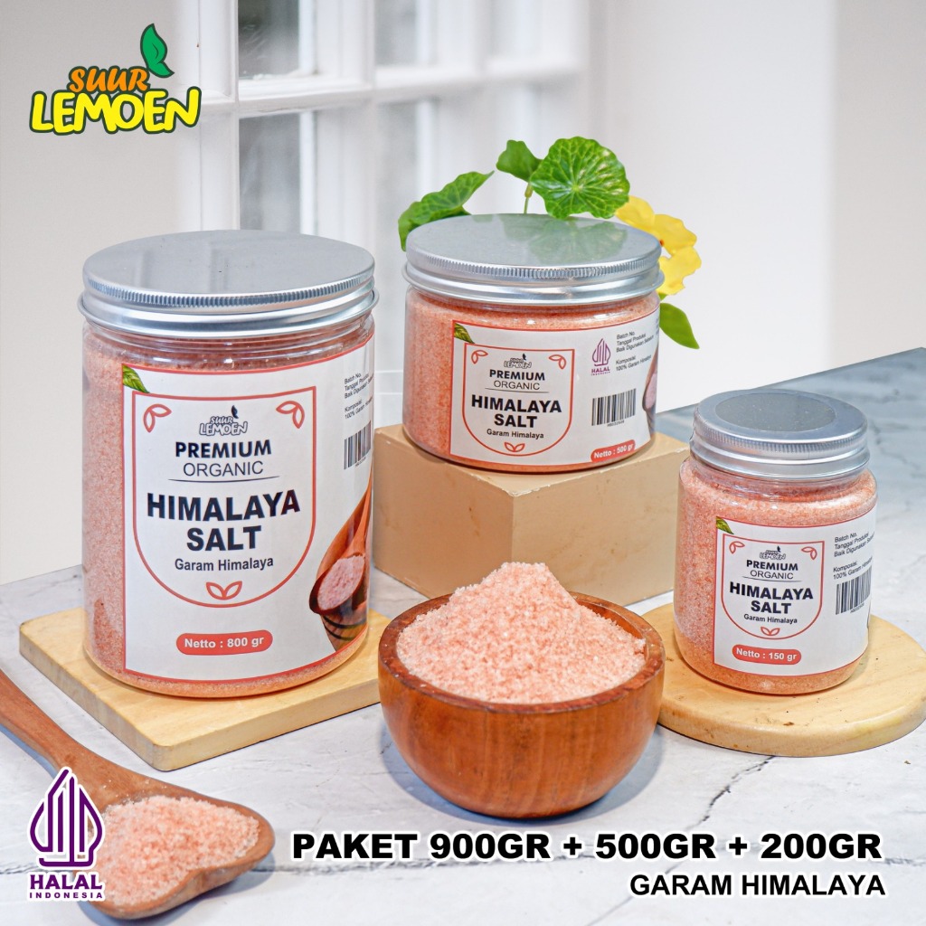 

Himalayan Salt Premium by Suur Lemoen ID | Garam Himalaya Organic 1 KG